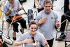 Musiker des Beethoven Orchester Bonn beim Warm-Up
